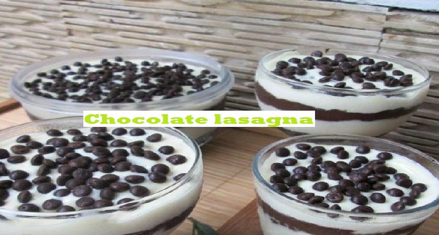 Chocolate lasagna