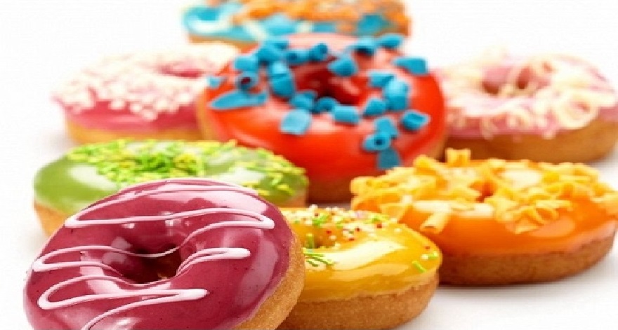Colorful Donuts Topping
