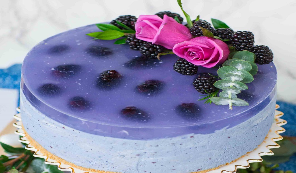 Blackberry Lavender Lemon Cake