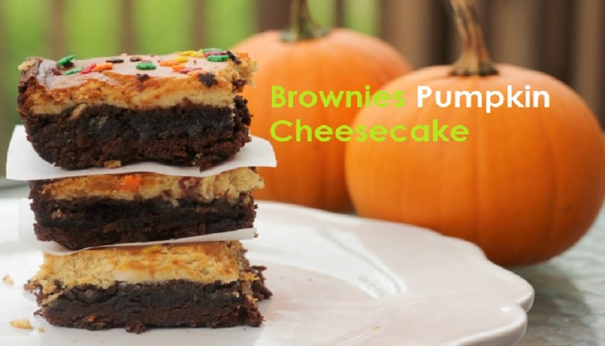 Brownies Pumpkin Cheesecake