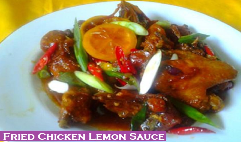 Fried Chicken Lemon Sauce