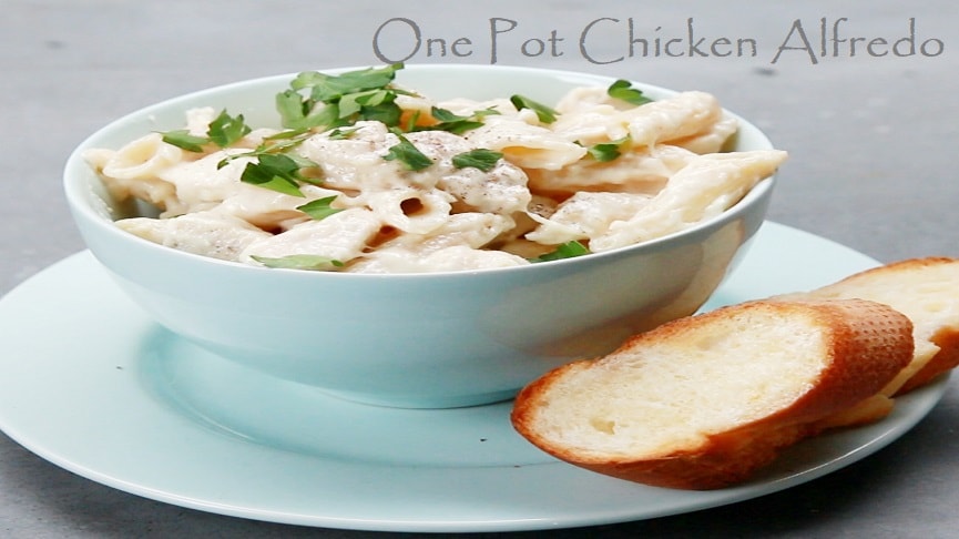 One Pot Chicken Alfredo