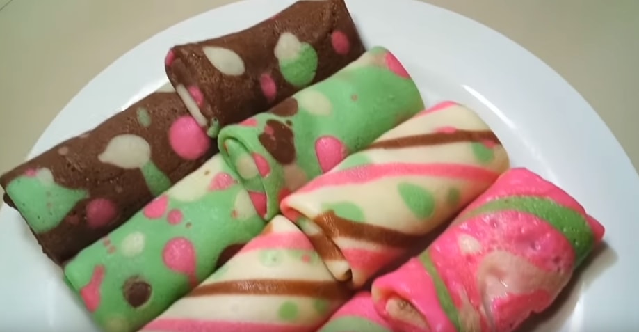 Recipe for omelet roll motive