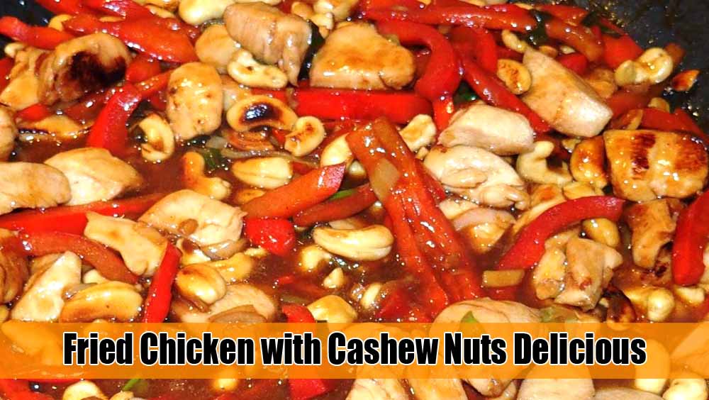 Fried chicken with cashew nuts