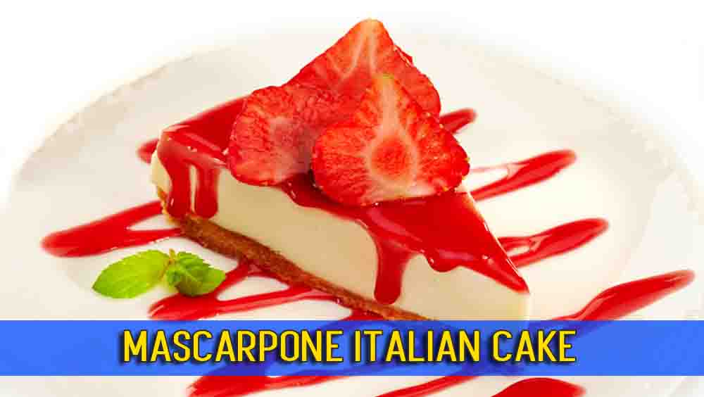 Mascarpone Italian cake-food recipes