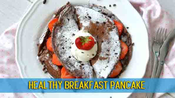 healthy breakfast chocolate pancake-recipes