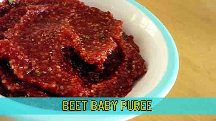 Healthy Beet Baby Puree