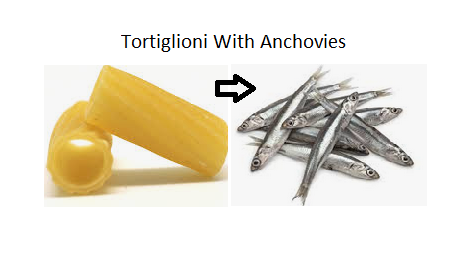 Tortiglioni with Anchovies